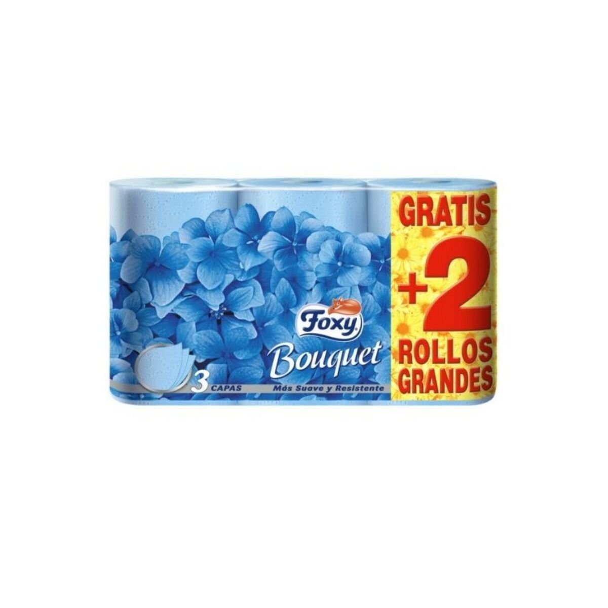 Toilet Roll Foxy Bouquet 3 layers (6 uds) - Cosmova