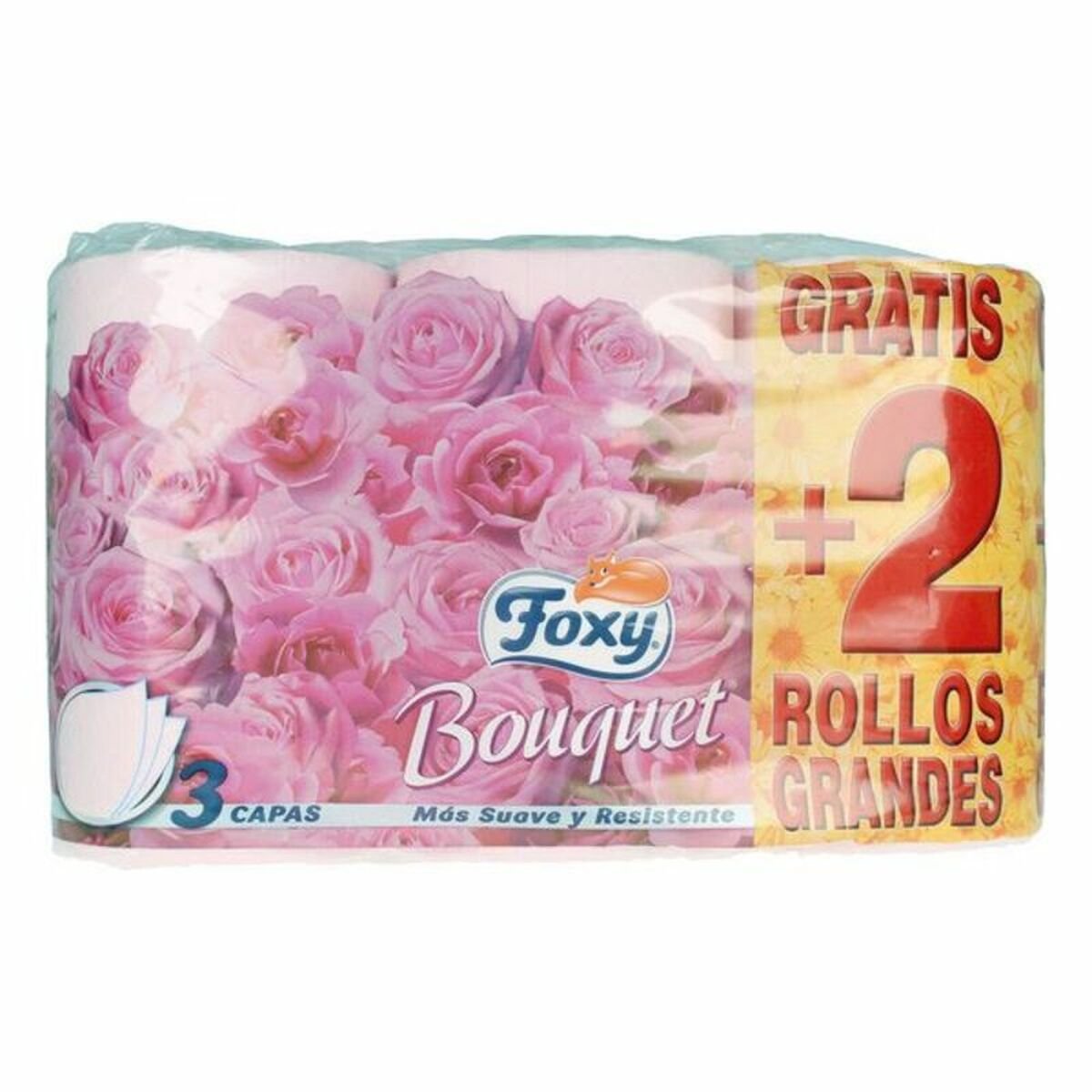 Toilet Roll Foxy Bouquet 3 layers (6 uds) - Cosmova