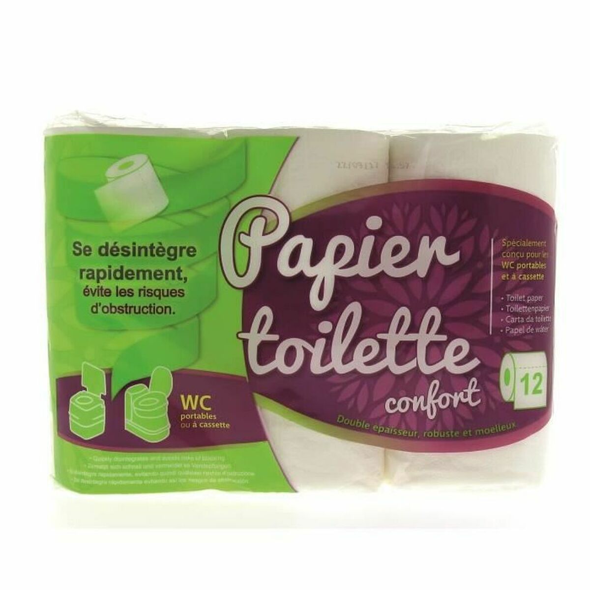 Toilet Roll Midland (12 Units) - Cosmova