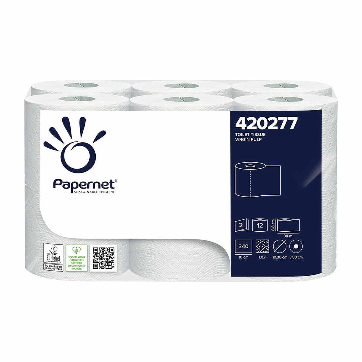 Toilet Roll Papernet 420277 (12 Units) - Cosmova