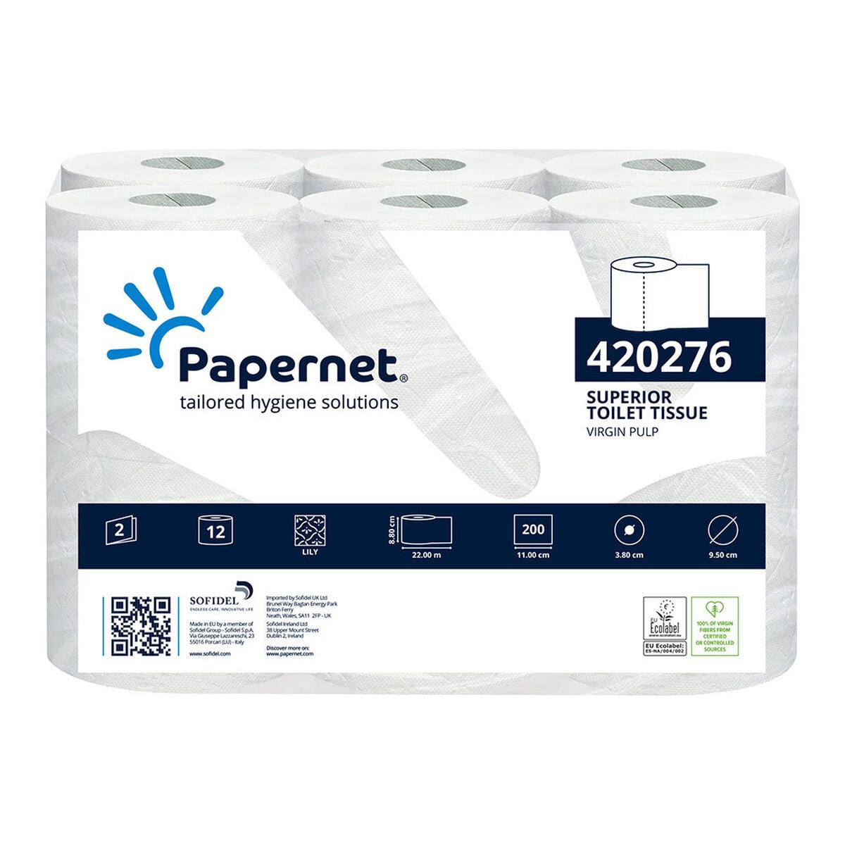 Toilet Roll Papernet S22 (12 Units) - Cosmova