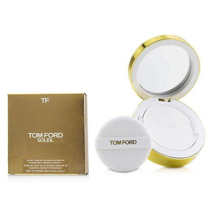 Tom Ford, Soleil Glow Tone Up, Fondotinta compact, 2.0, Buff, SPF 40, Ricarica, 12 g