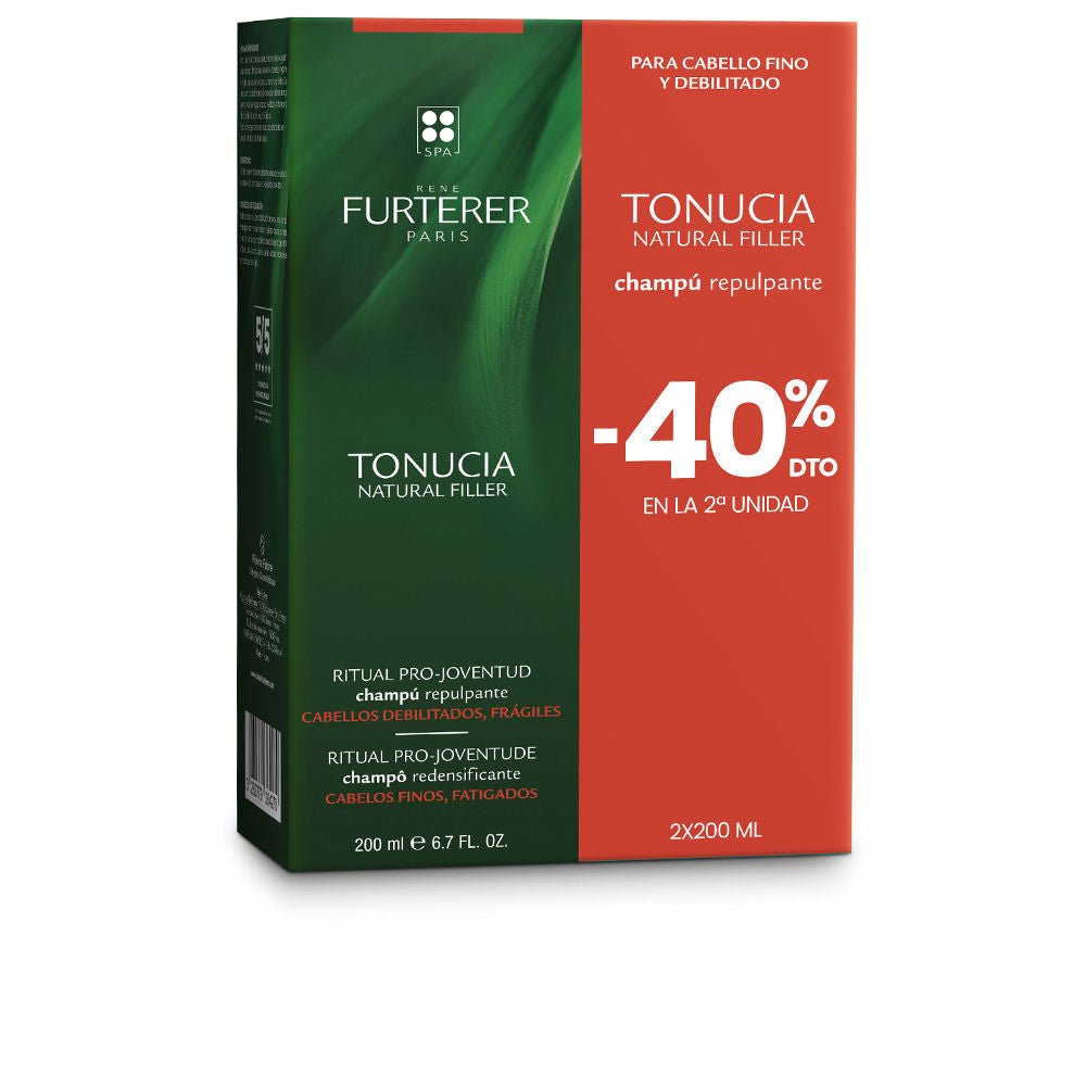 TONUCIA natural filler repulping shampoo pack 2 x 200 ml - Cosmova