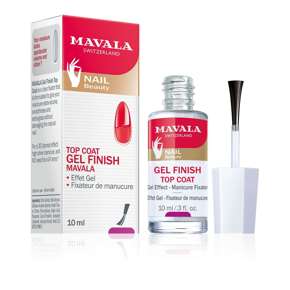 Überlack Mavala Nail Beauty 10 ml-1
