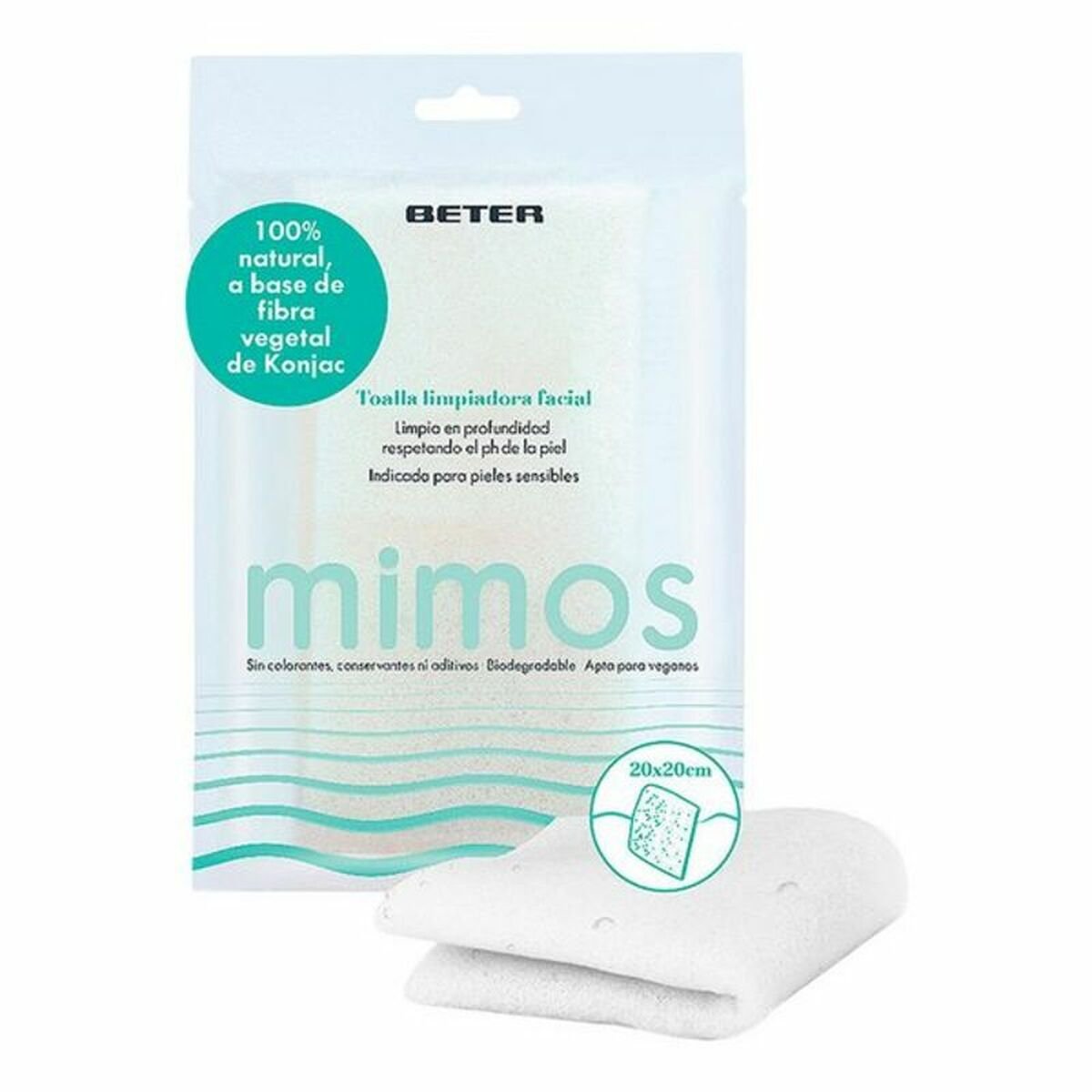 Towel for Sensitive Skin Beter Konjac Toalla (1 Unit) - Cosmova