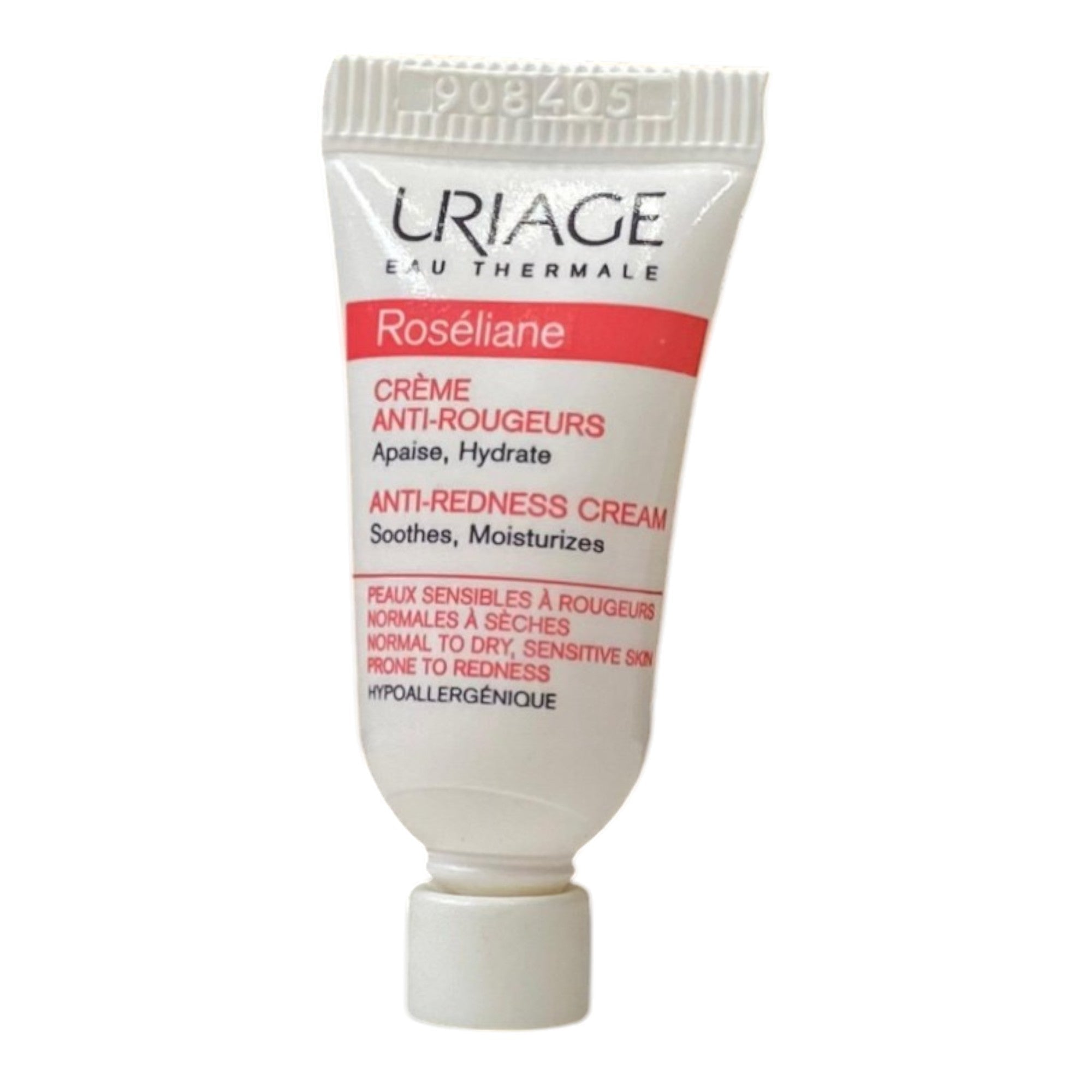 Uriage, Roseliane, Acqua termale, Anti-arrossamento, Giorno, Panna, Per il viso, 3 ml *Campione - Cosmova