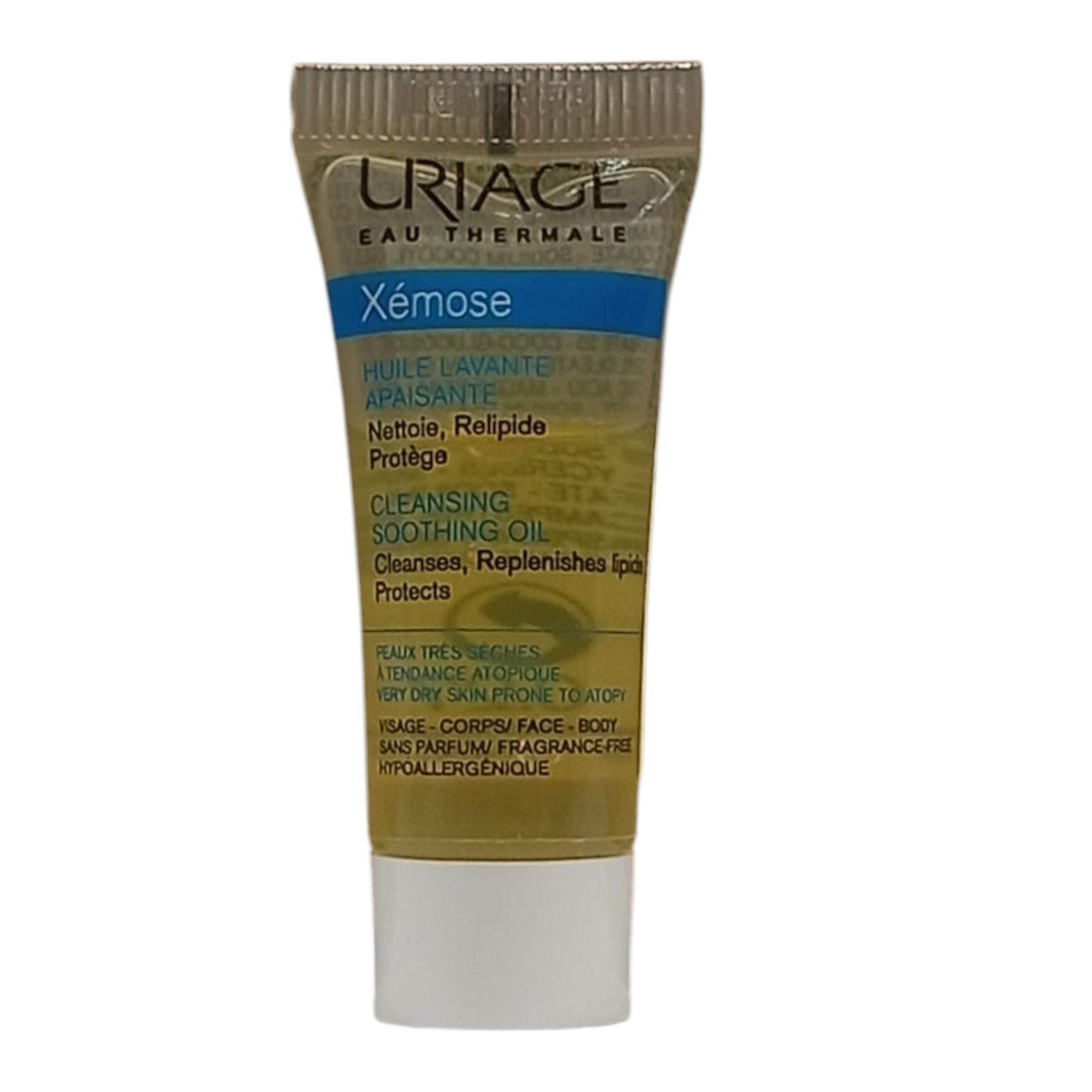 Uriage, Xemose, Burro di karité, Calmante, Olio detergente, Per viso e corpo, 8 ml *Campione - Cosmova