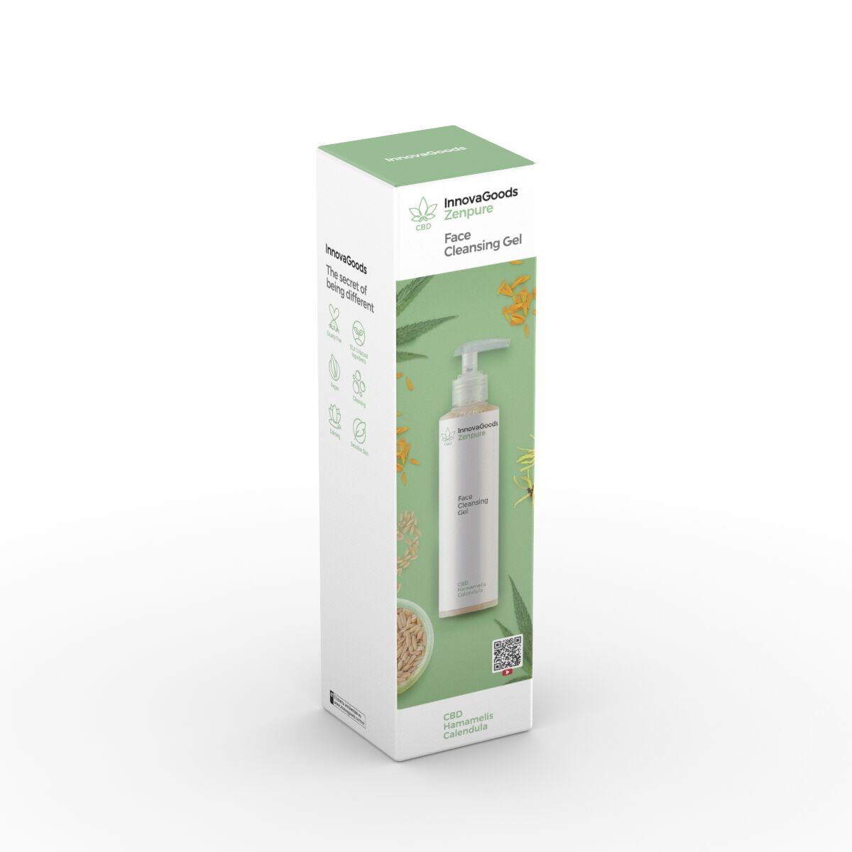 Gel Detergente Viso CBD Zenpure InnovaGoods 200 ml-1