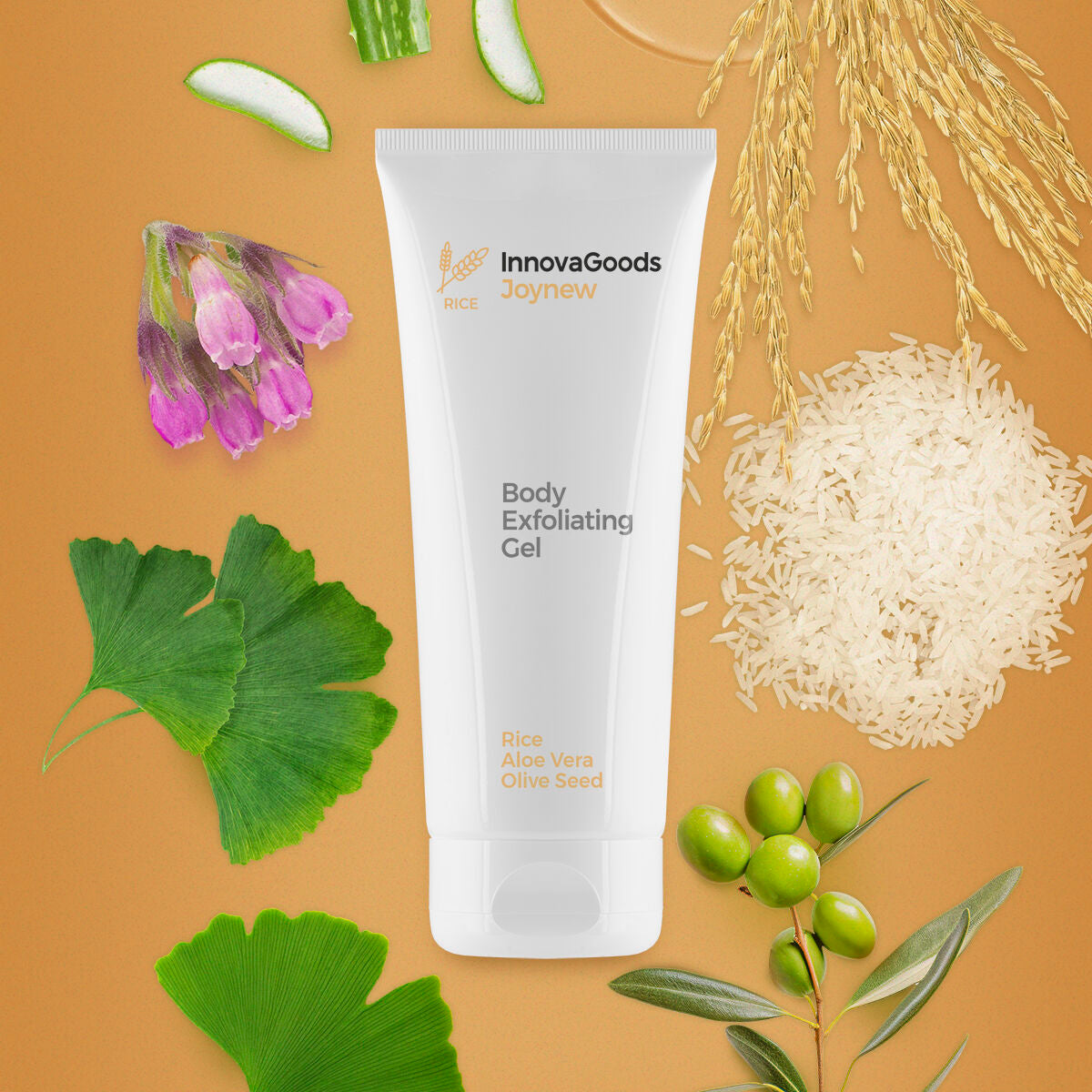 Peeling-Körpergel Rice Joynew InnovaGoods 200 ml-4