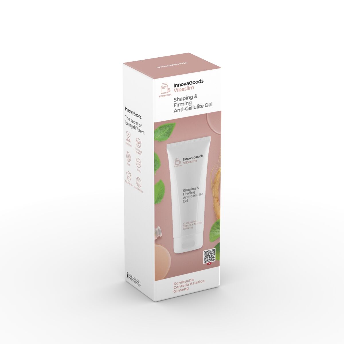 Formendes und straffendes Anti-Cellulite-Gel Kombucha Vibeslim InnovaGoods 200 ml-1