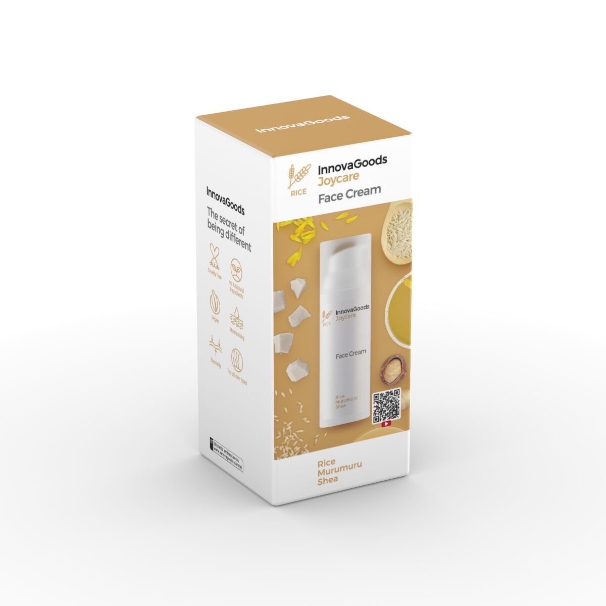Crema viso idratante Riso Joycare InnovaGoods 50 ml-1