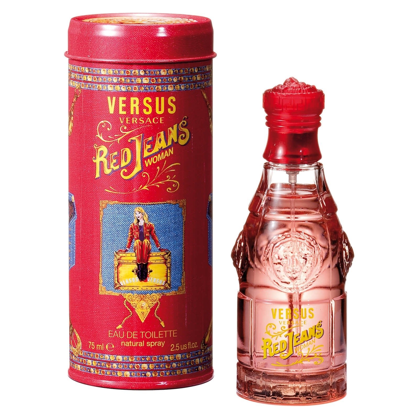 Versace, Red Jeans, Eau de Toilette, Per le donne, 75 ml - Cosmova