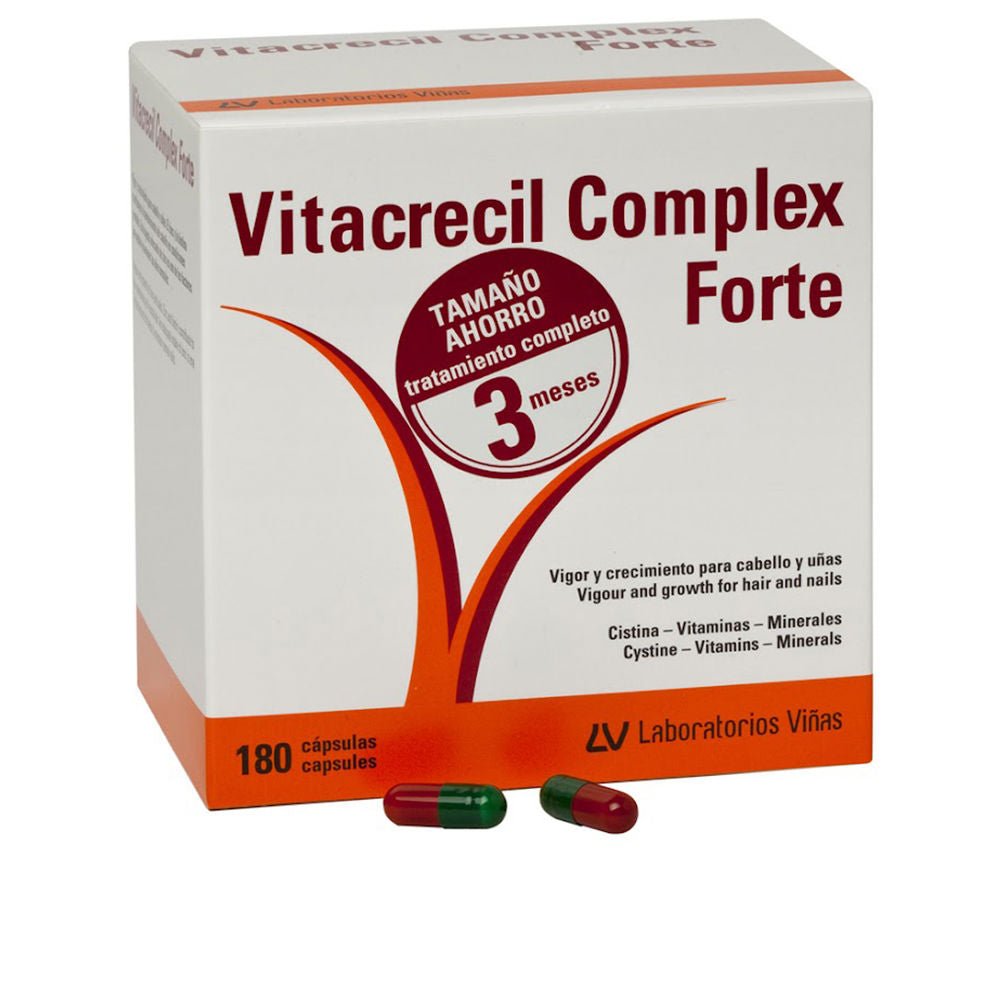 VITACRECIL COMPLEX FORTE hair and nails capsules 180 units - Cosmova