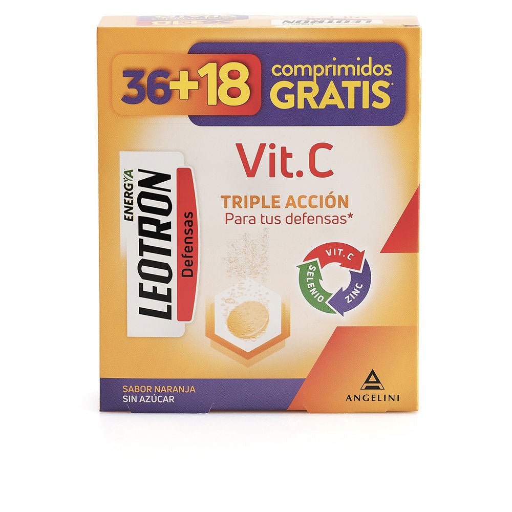 VITAMIN C triple action effervescent tablets 36 + 18 as a gift Orange 54 u - Cosmova