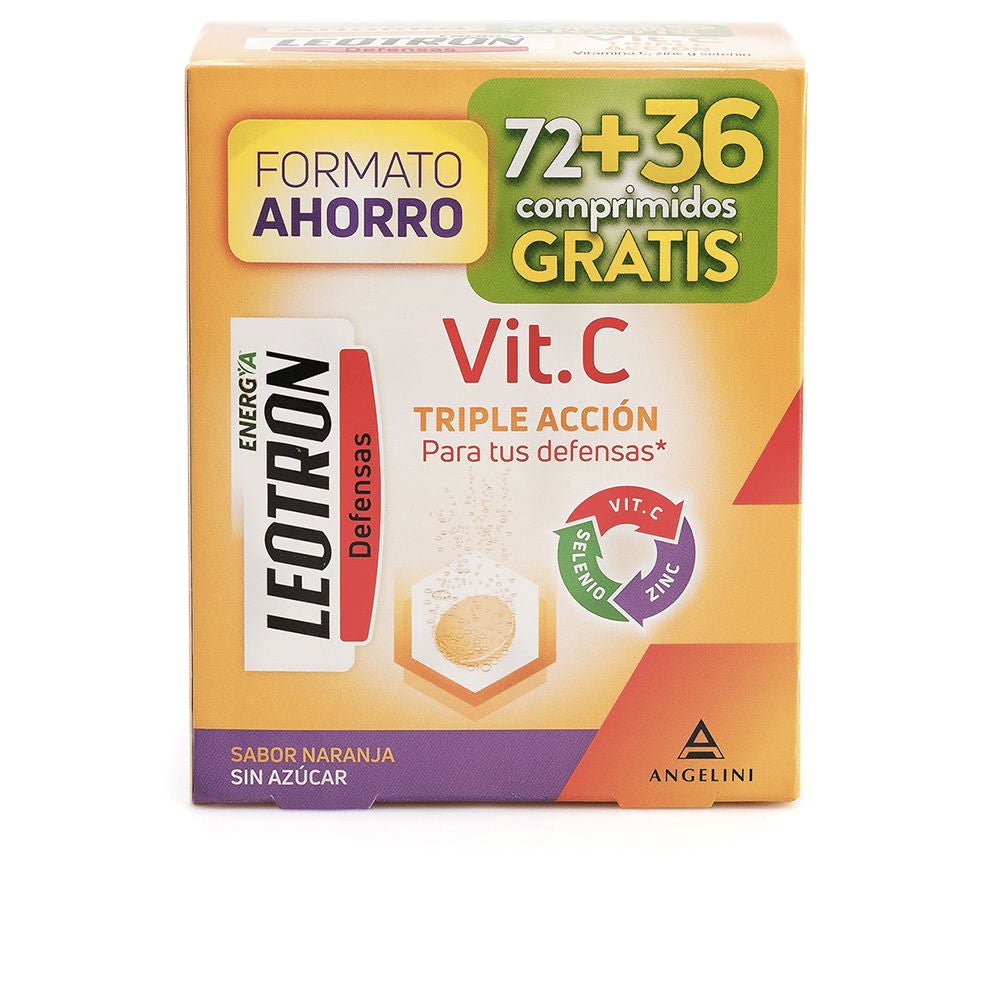VITAMIN C triple action effervescent tablets 72 + 36 as a gift Orange 54 u - Cosmova