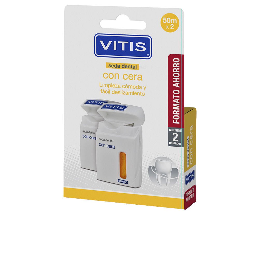 VITIS dental floss with wax duo 2 units - Cosmova