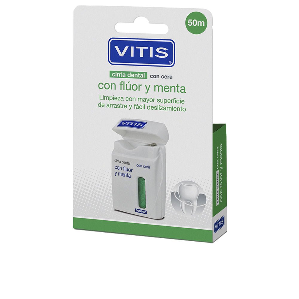 Nastro dentale VITIS con fluoro e menta duo 2 u-0