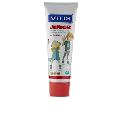 Vitis JUNIOR toothpaste gel with fluoride #Tutti Frutti 75 ml