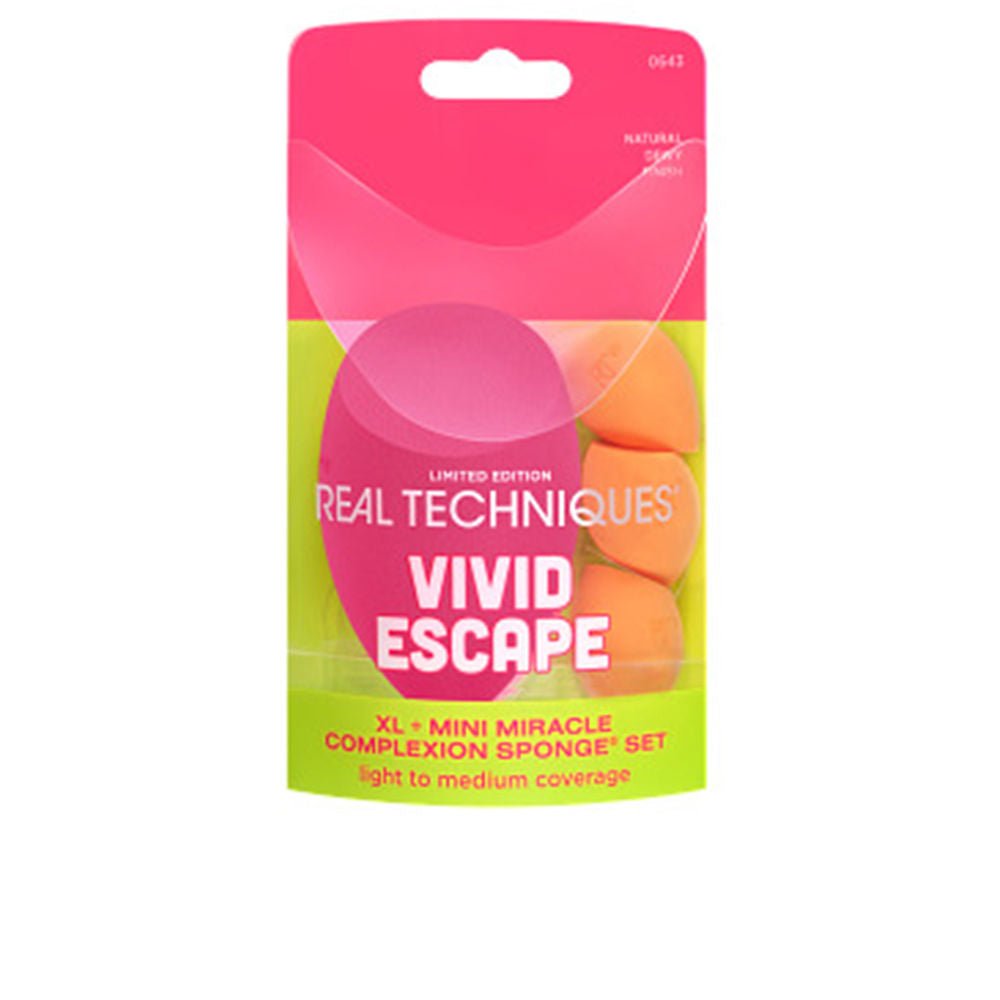 VIVID ESCAPE XL + MINI MIRACLE COMPLEXION SPONGE CASE 4 pcs - Cosmova
