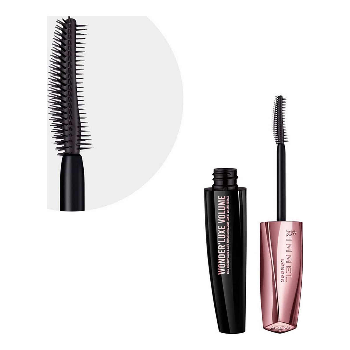 Volume Effect Mascara Rimmel London Wonder´Lux Volume Extreme Black Nº 003 (11 ml) - Cosmova