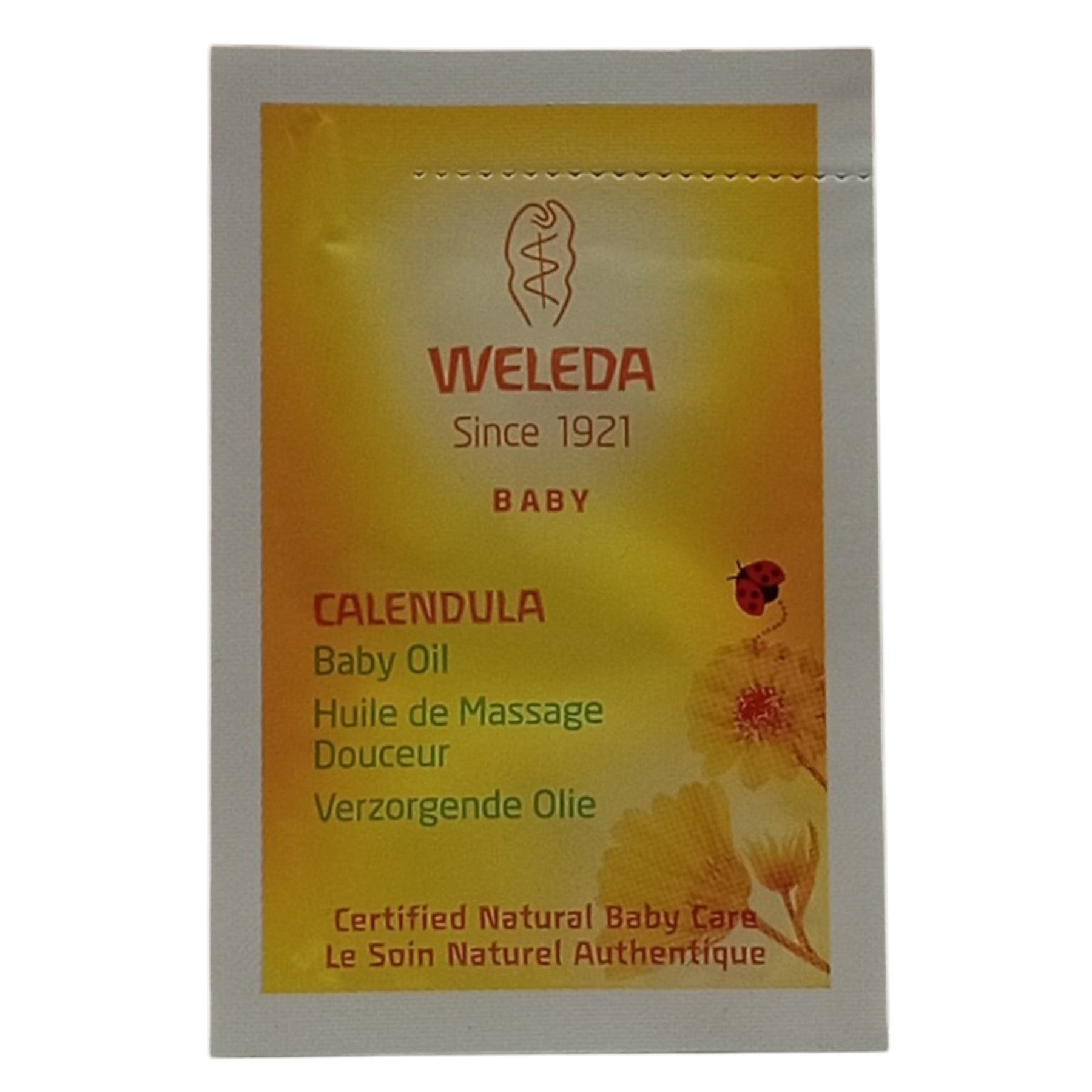 Weleda, Baby, Calendula, Idratante & Riparatore, Calendula, Olio per il corpo, Giorno, 2 ml *Campione - Cosmova
