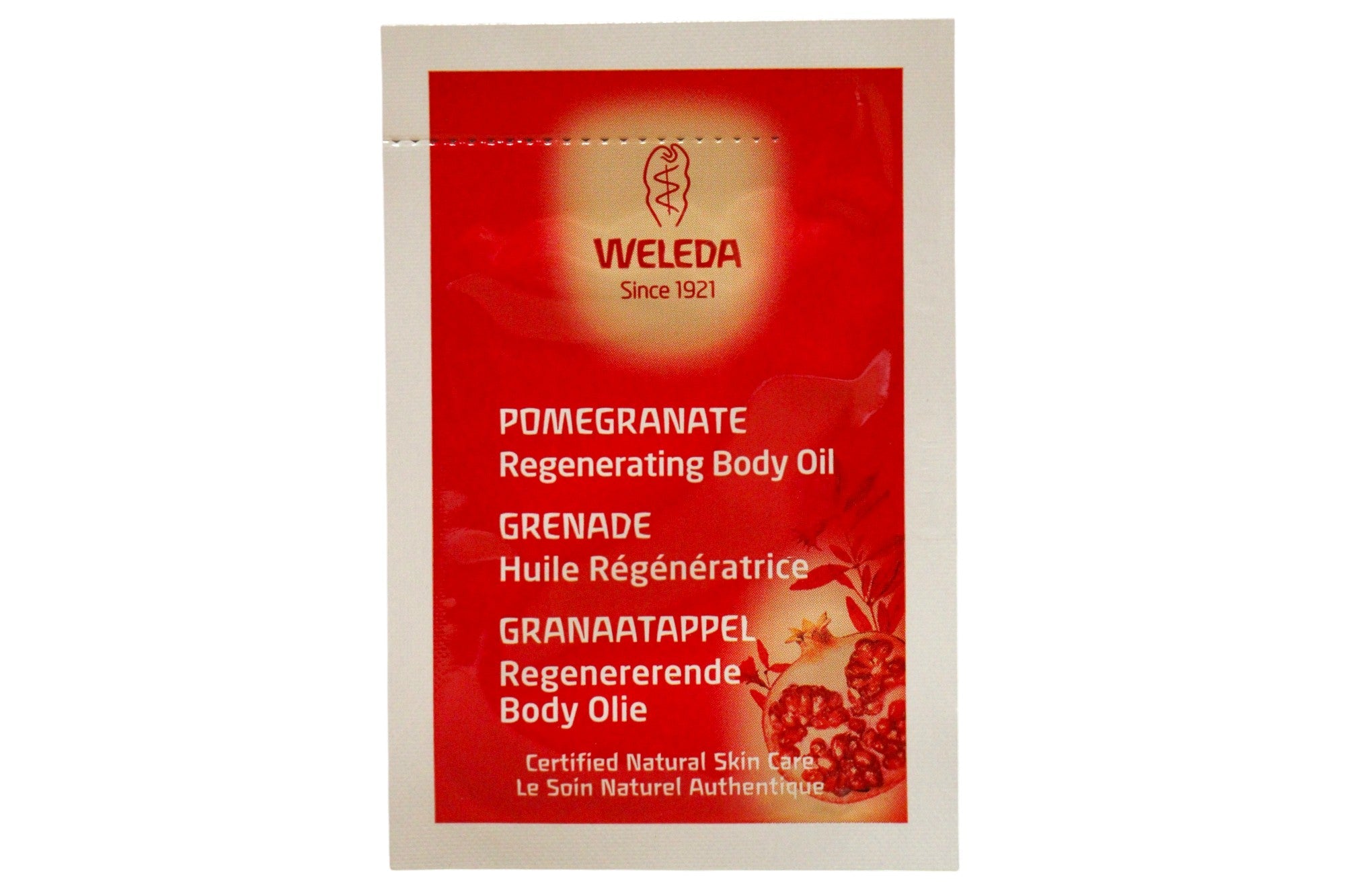 Weleda, Pomegranate, Rigenerazione, Olio per il corpo, Giorno, 2 ml *Campione - Cosmova