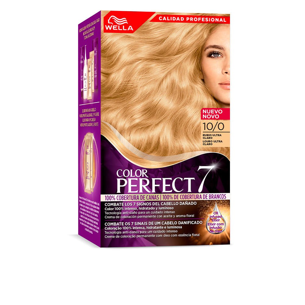 WELLA colore PERFECT 7 100% gray coverage 10/0-ultra biondo chiaro 6 u - Cosmova