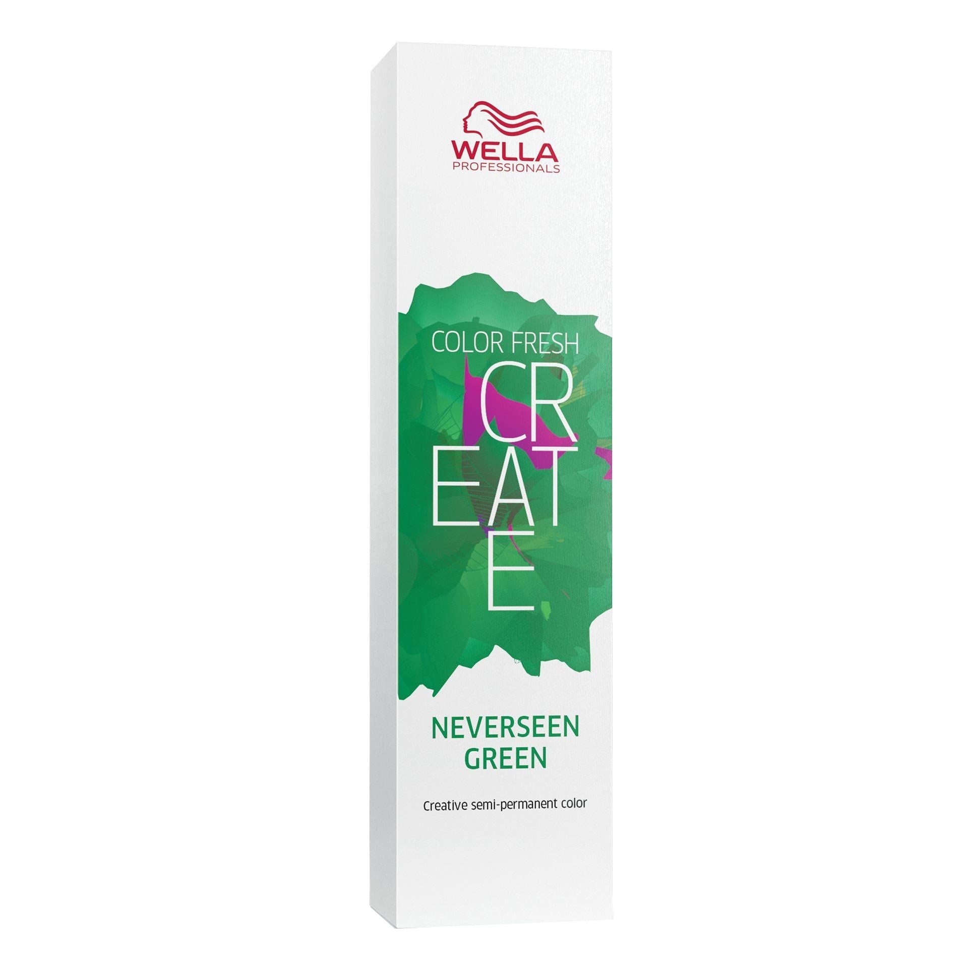 Wella Professionals, Color Fresh Create, Senza ammoniaca, Tintura per capelli semi-permanente, Neverseen Green, 60 ml - Cosmova