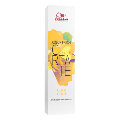 Wella Professionals, Color Fresh Create, Senza ammoniaca, Tintura per capelli semi-permanente, Uber Gold, 60 ml