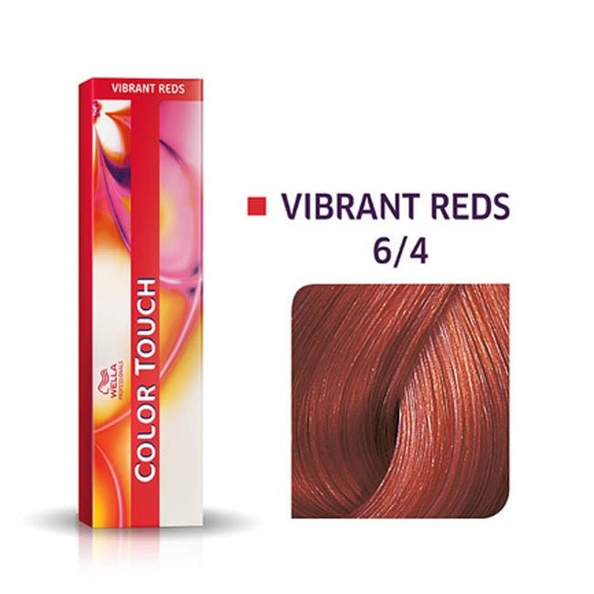 Wella Professionals, Color Touch, Senza ammoniaca, Tintura per capelli semi-permanente, 6/4 Dark Blonde Red, 60 ml - Cosmova