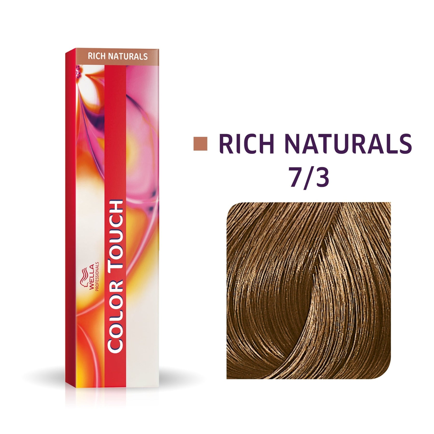 Wella Professionals, Color Touch, Senza ammoniaca, Tintura per capelli semi-permanente, 7/3 Medium Blonde Chestnut Pearl, 60 ml - Cosmova