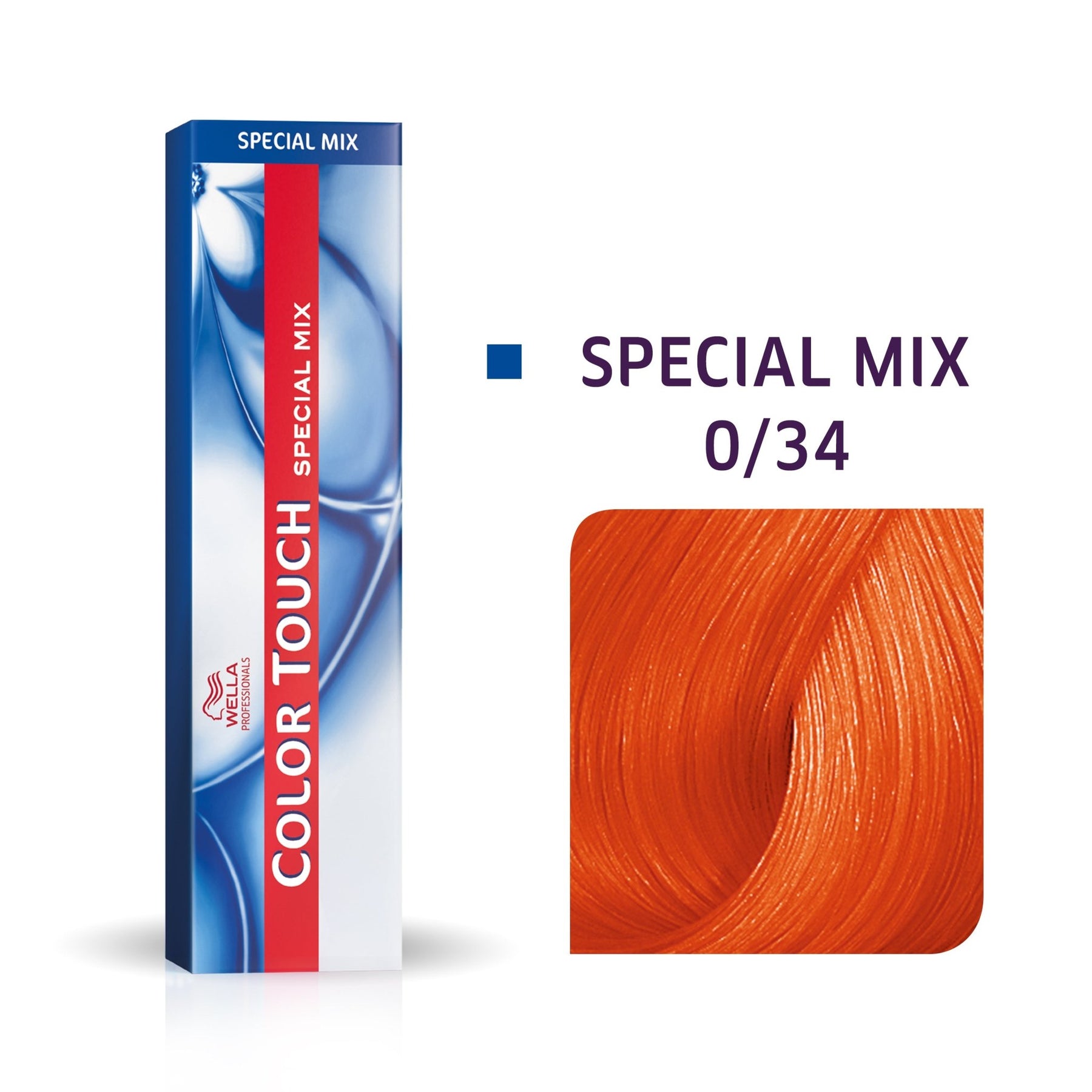 Wella Professionals, Color Touch Special Mix, Senza ammoniaca, Tintura per capelli semi-permanente, 0/34 Golden Red, 60 ml - Cosmova