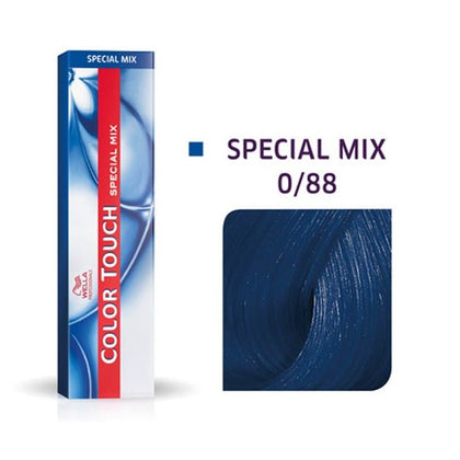 Wella Professionals, Color Touch Special Mix, Senza ammoniaca, Tintura per capelli semi-permanente, 0/88 Blue Intense, 60 ml