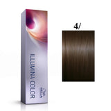 Wella Professionals, Illumina Color, Tinta per capelli permanente, 4/ Medium Chestnut, 60 ml - Cosmova
