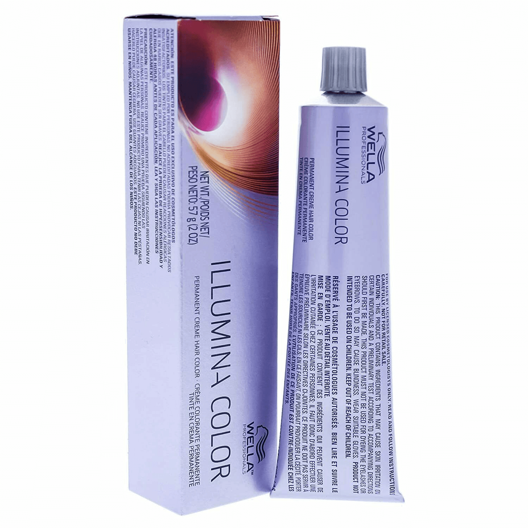 Wella Professionals, Illumina Color, Tinta per capelli permanente, 6/76 Dark Blonde Violet Chestnut, 60 ml - Cosmova