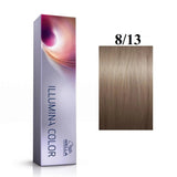 Wella Professionals, Illumina Color, Tinta per capelli permanente, 8/13 Light Blonde Golden Ash, 60 ml - Cosmova