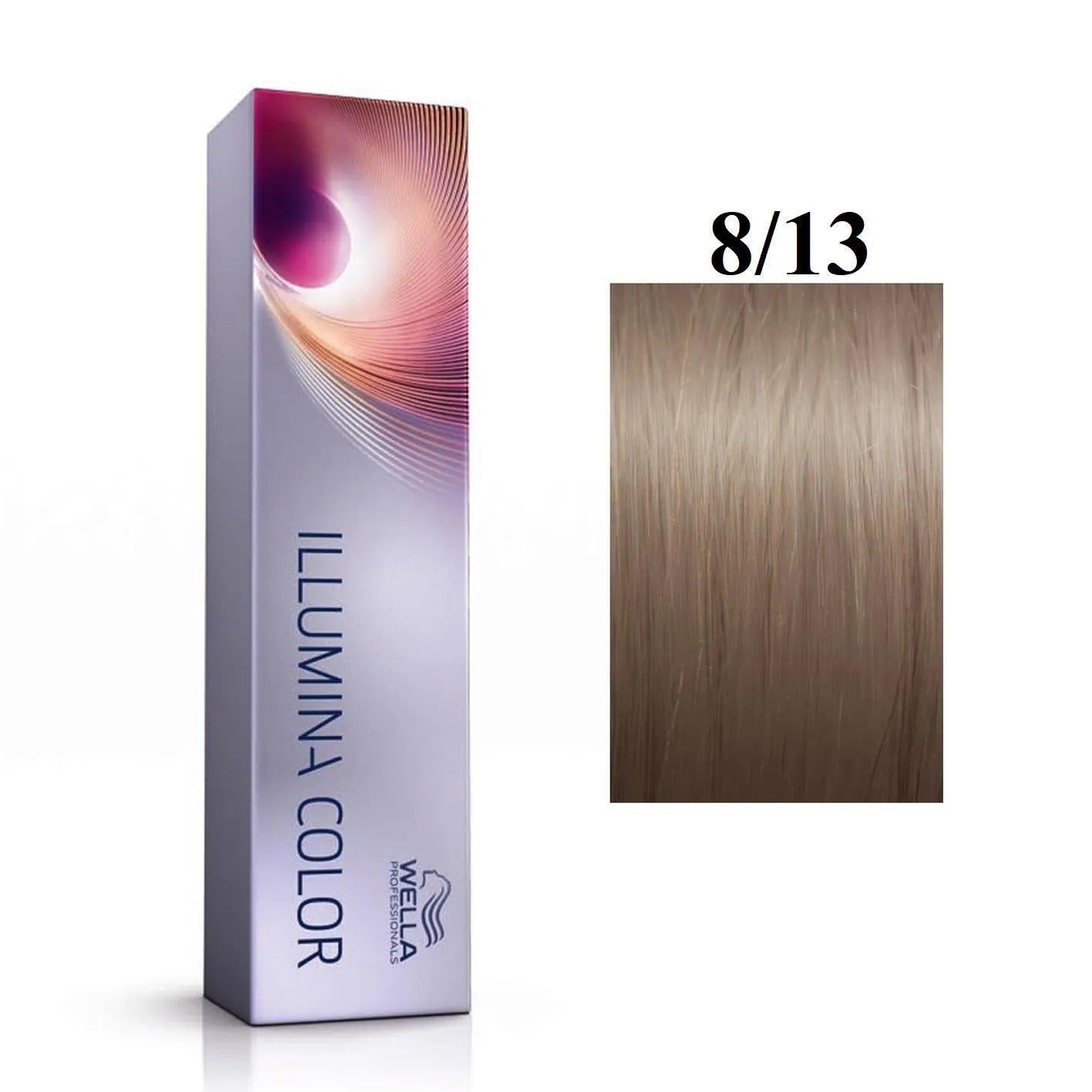 Wella Professionals, Illumina Color, Tinta per capelli permanente, 8/13 Light Blonde Golden Ash, 60 ml - Cosmova