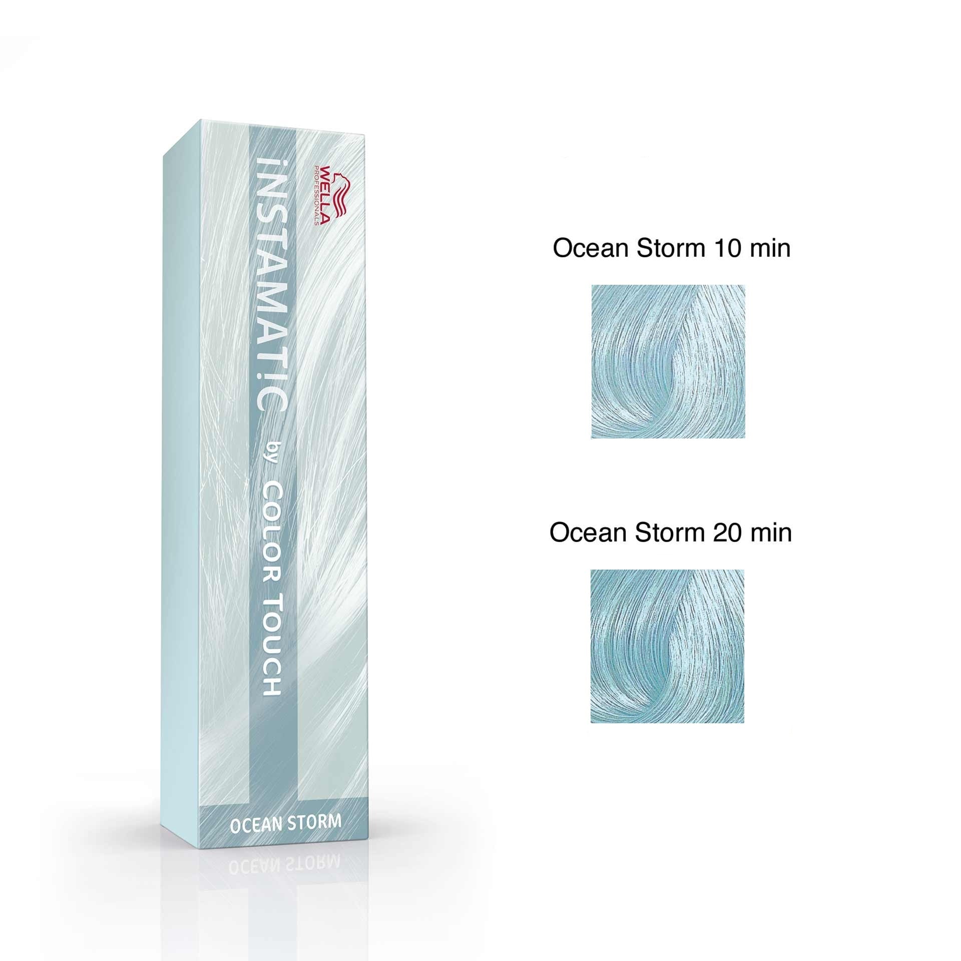 Wella Professionals, Instamatic By Color Touch, Senza ammoniaca, Tintura per capelli semi-permanente, Ocean Storm, 60 ml - Cosmova