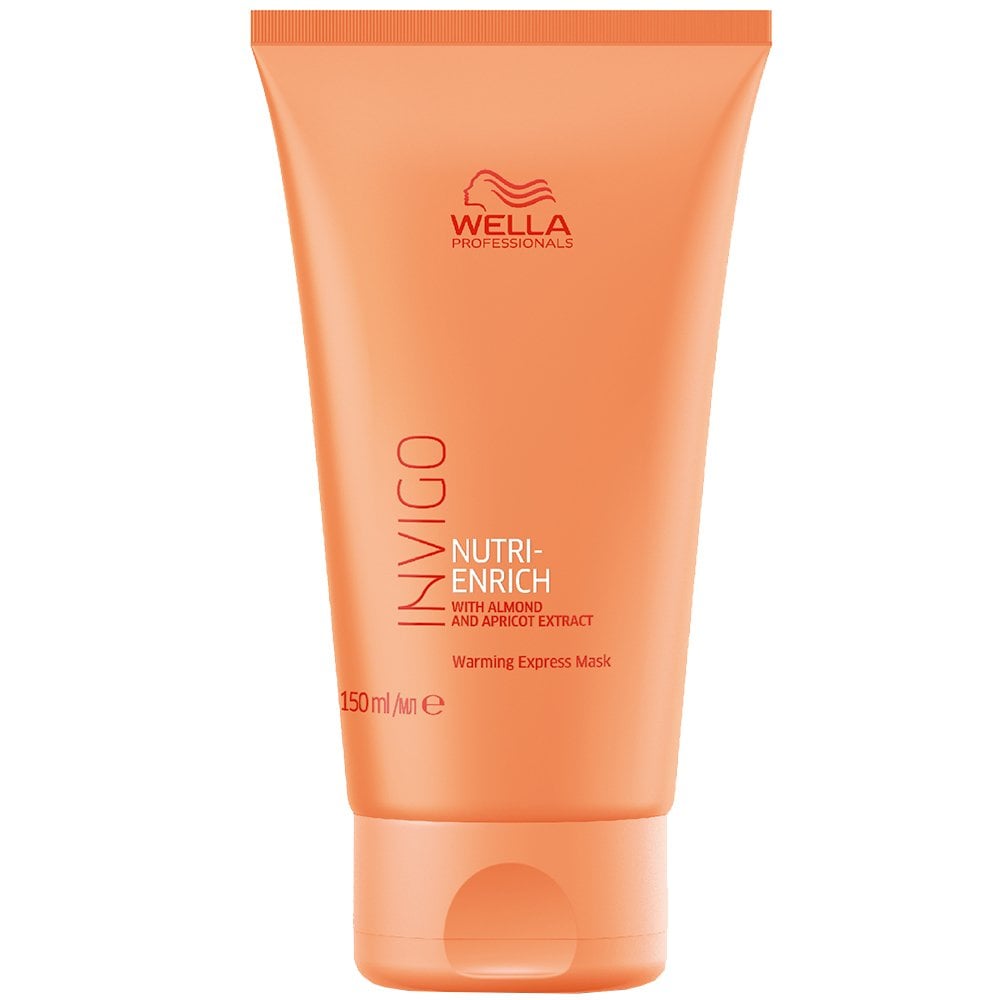 Wella Professionals, Invigo Nutri-Enrich, Estratto di mandorla e albicocca, Maschera crema trattamento capelli, Per lucentezza e morbidezza, 150 ml - Cosmova