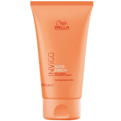 Wella Professionals, Invigo Nutri-Enrich, Estratto di mandorla e albicocca, Maschera crema trattamento capelli, Per lucentezza e morbidezza, 150 ml