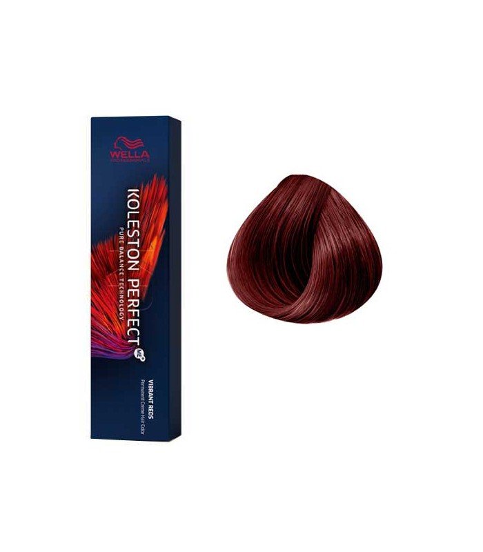 Wella Professionals, Koleston Perfect Me+, Tinta per capelli permanente, 44/44 Medium Intense Red Brown, 60 ml - Cosmova
