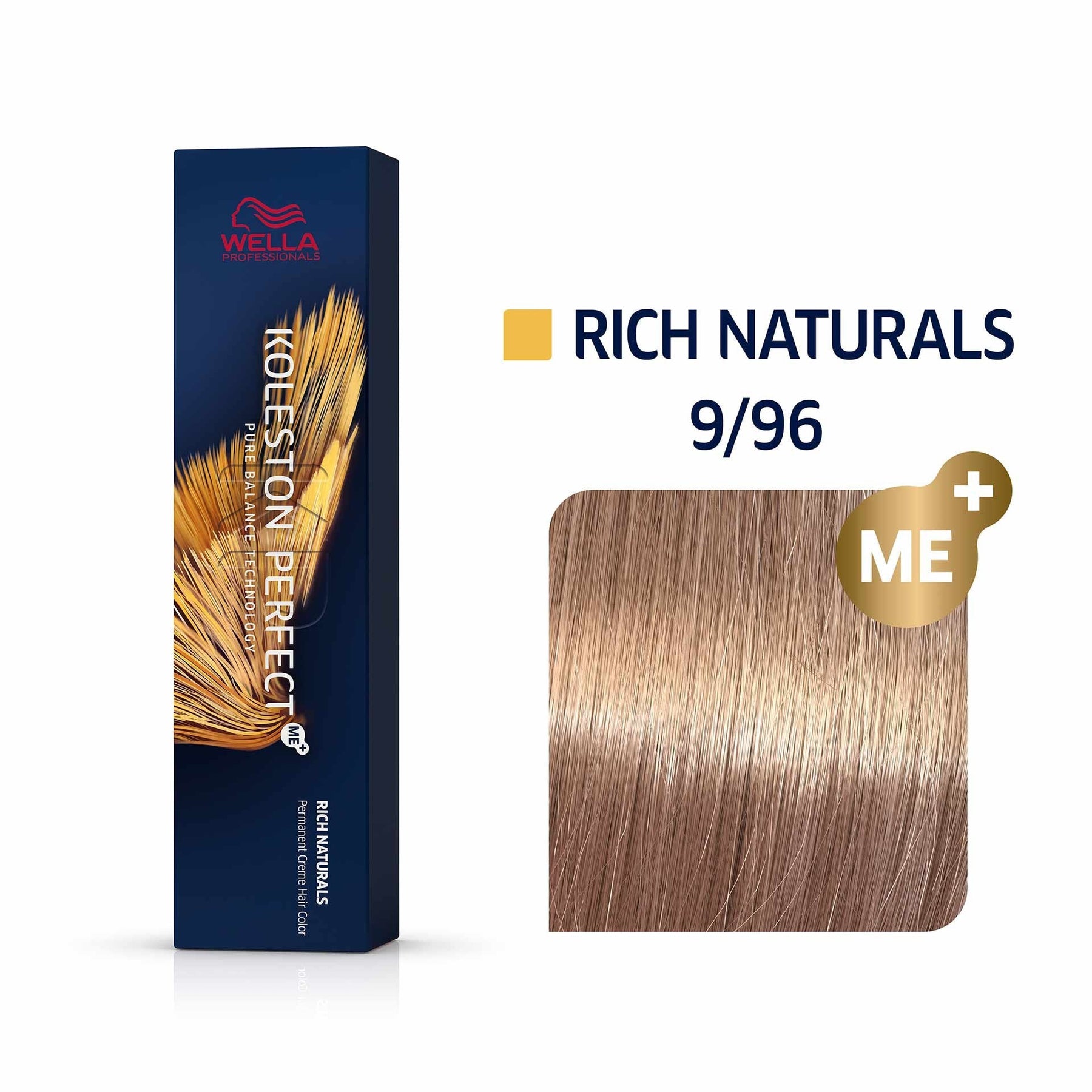 Wella Professionals, Koleston Perfect Me+, Tinta per capelli permanente, 8/74 Light Blond Chestnut Red, 60 ml - Cosmova