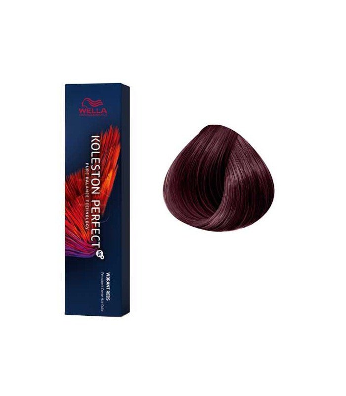 Wella Professionals, Koleston Perfect, Tinta per capelli permanente, 33/55 Dark Chestnut Intense Mahogany, 60 ml - Cosmova