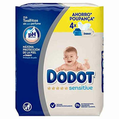 Feuchttücher Sensitive PH Dodot 216 uds