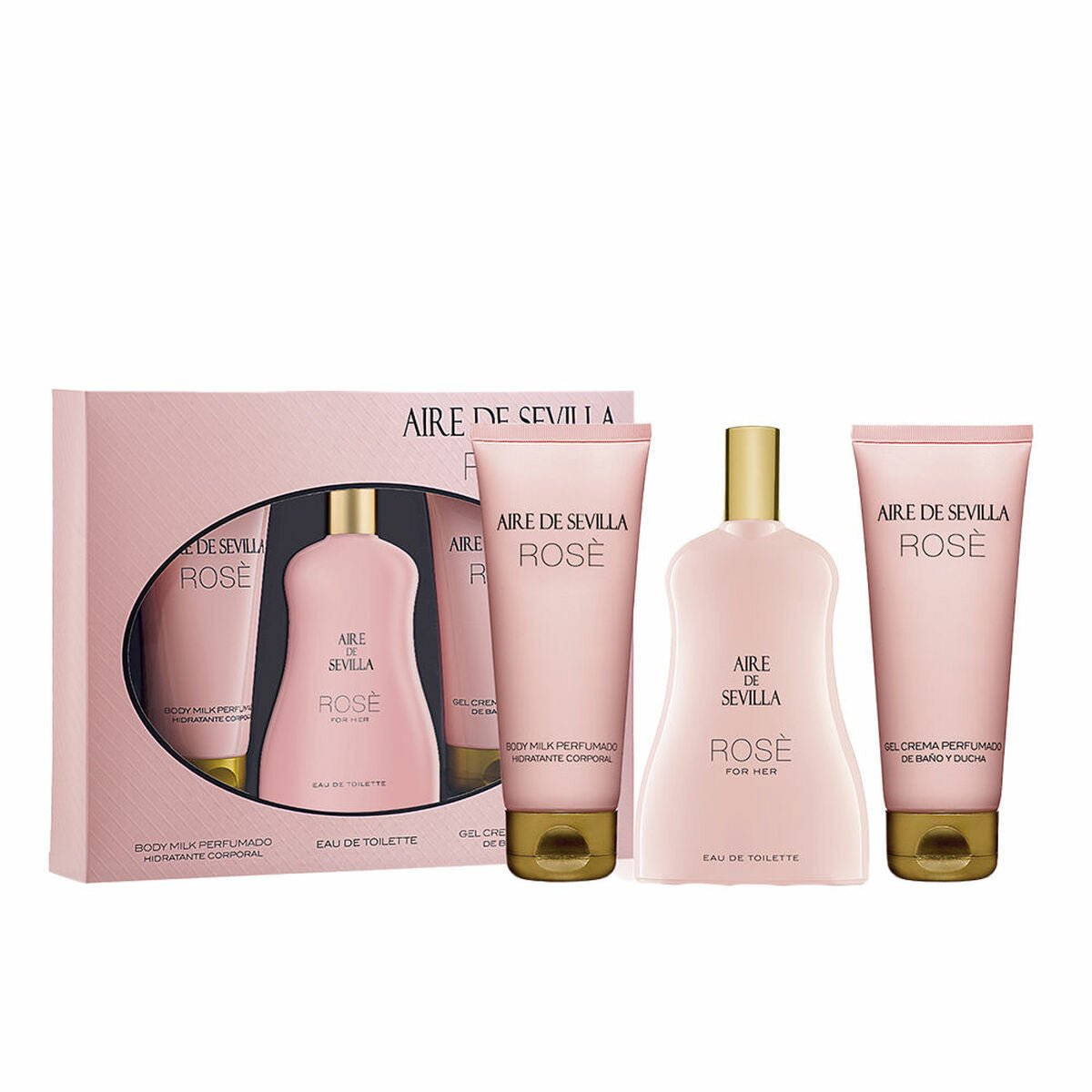 Set de Perfume Mujer Instituto Español Rosa-0