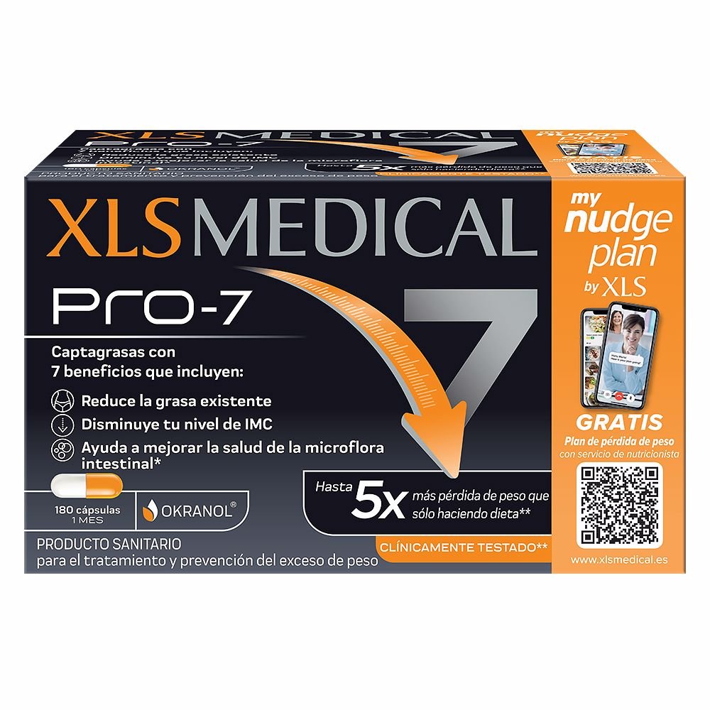 XLS MEDICAL PRO-7 fat binders 180 capsules - Cosmova