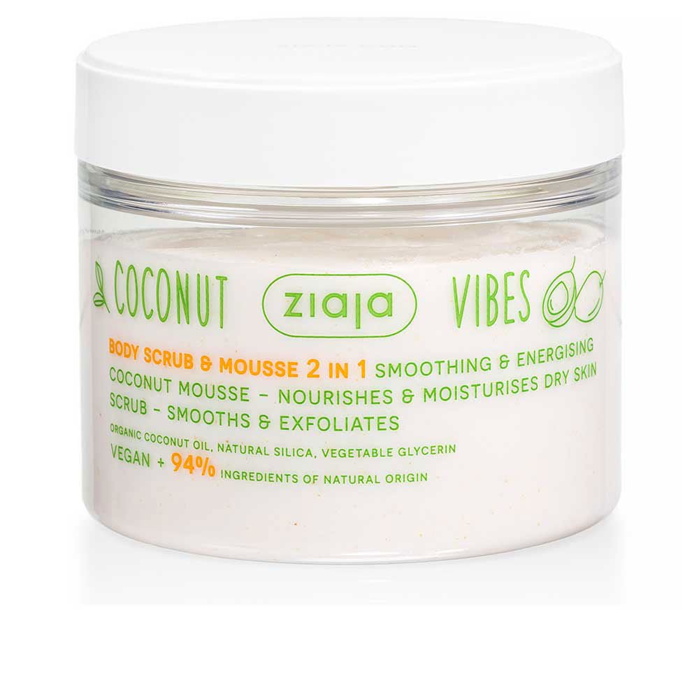 Ziaja COCONUT & ORANGE VIBES Corpo scrub and mousse 2 in 1 270 ml - Cosmova